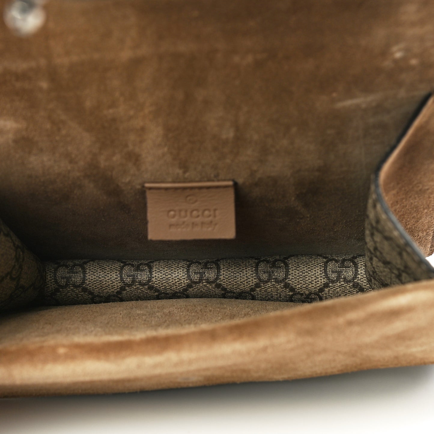 GG Supreme Monogram Mini Dionysus Shoulder Bag Taupe