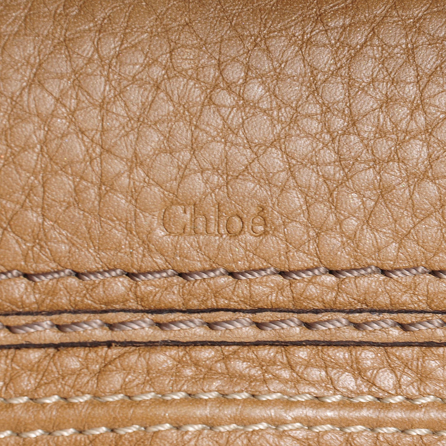 Chloe Calfskin Marcie Continental Flap Wallet Nut 6 of 8