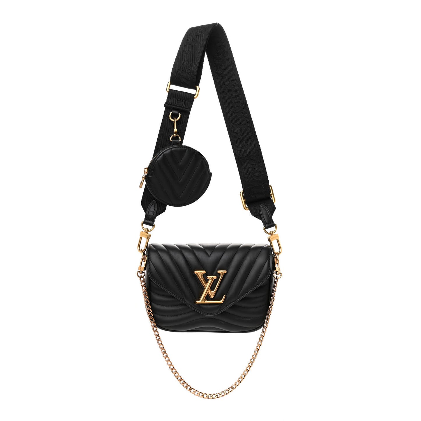 Calfskin New Wave Multi Pochette Black