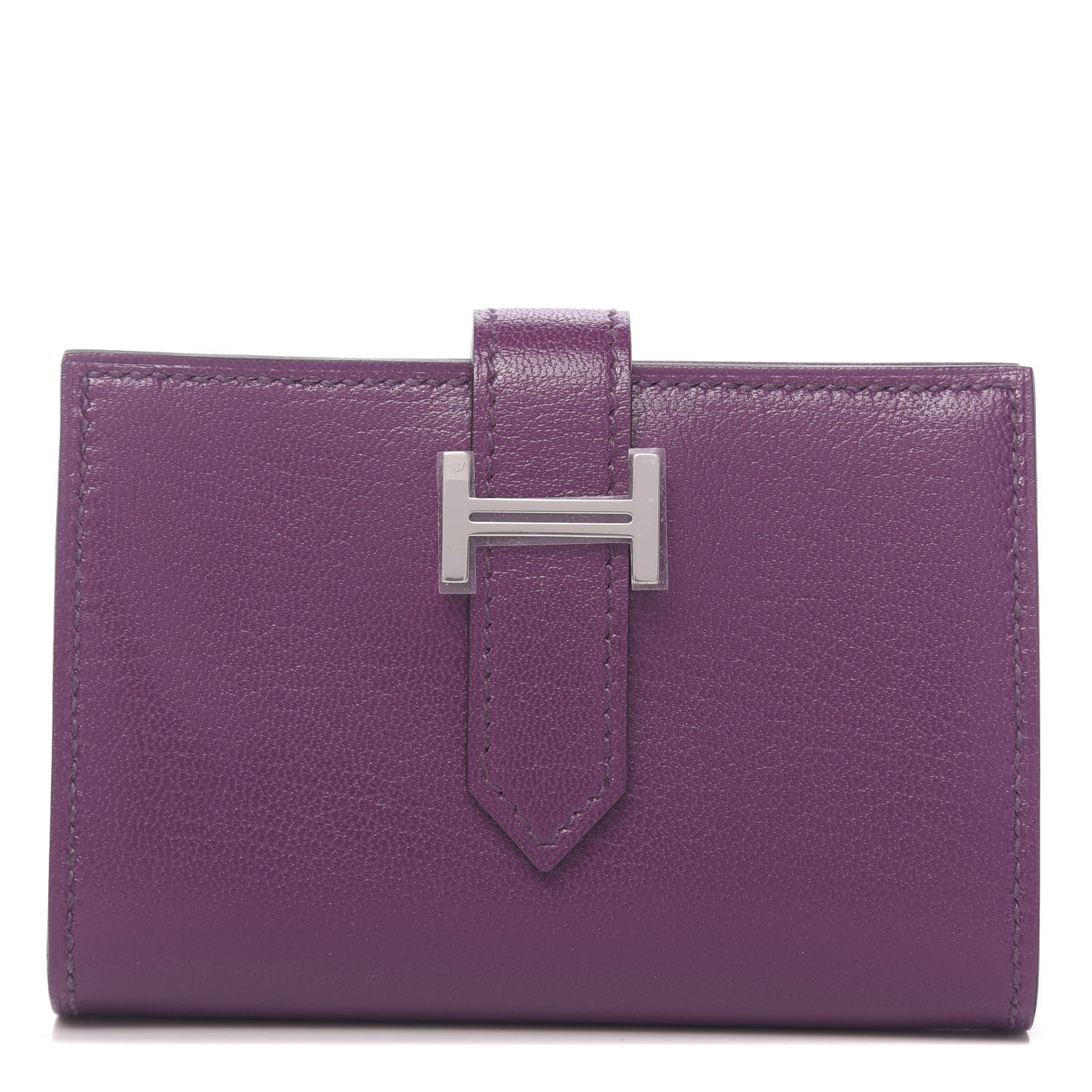 Hermes Chevre Mysore Mini Bearn Wallet 1 of 8