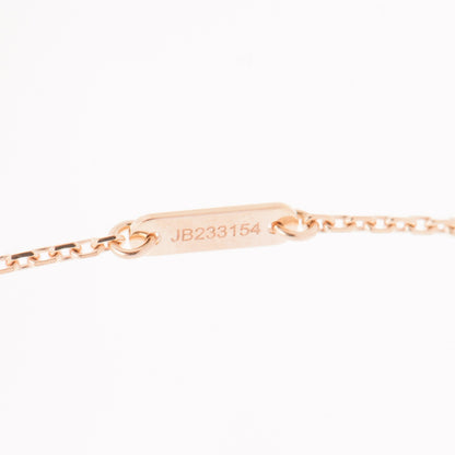 Van Cleef & Arpels 18K Rose Gold Carnelian Sweet Alhambra Pendant Necklace 7 of 7