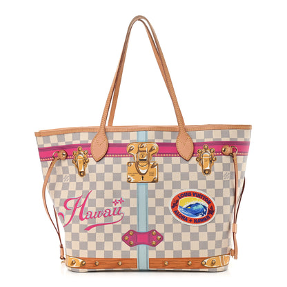 Louis Vuitton Damier Azur Summer Trunks Hawaii Neo Neverfull MM 3 of 12