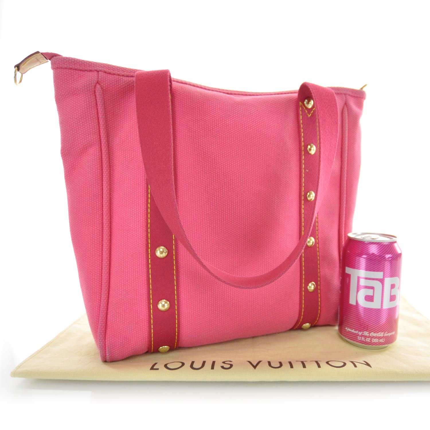 Louis Vuitton Toile Antigua Cabas MM Pink 3 of 7