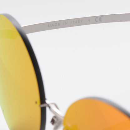Chanel Mirrored Round Sunglasses 4216 Red 6 of 9
