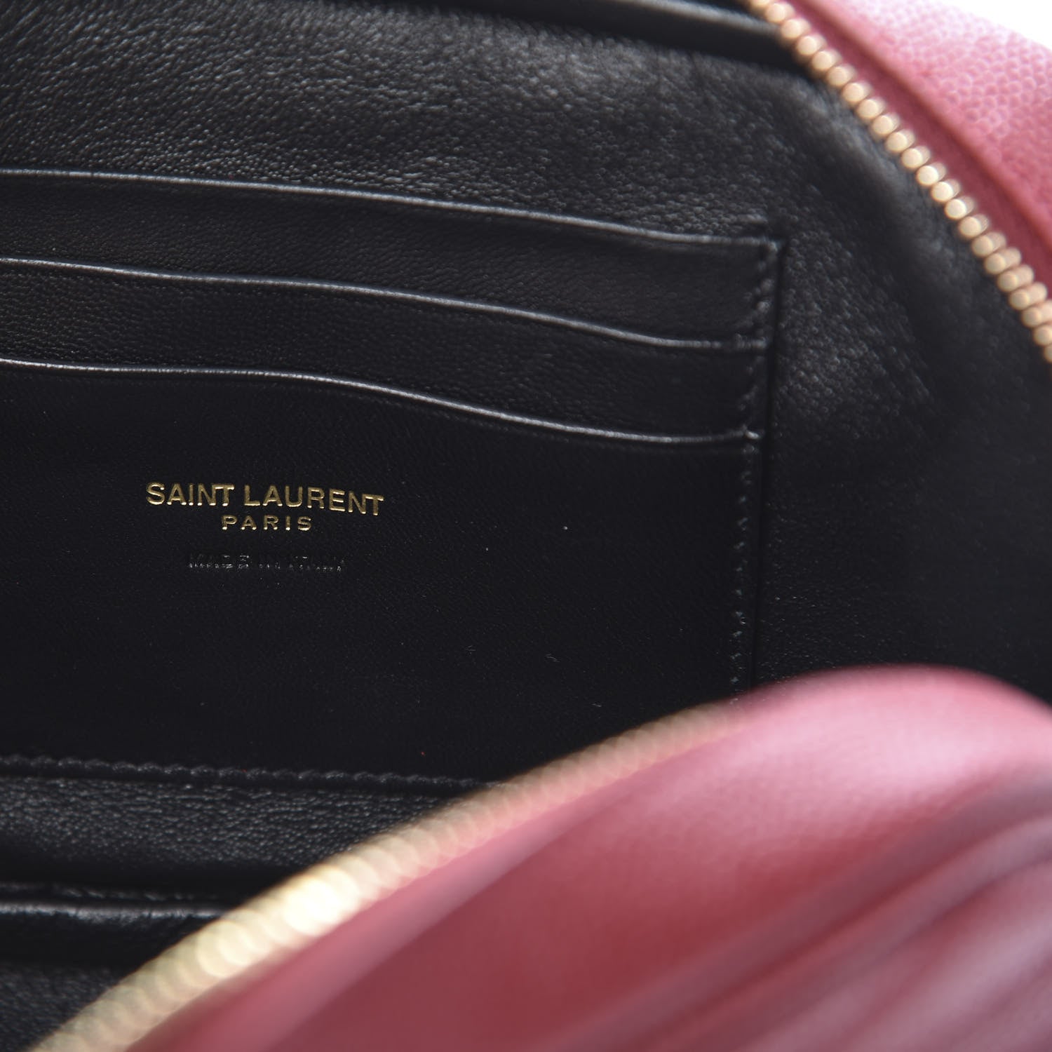 Saint Laurent Grain De Poudre Matelasse Monogram Mini Lou Camera Bag Opyum Red 6 of 13