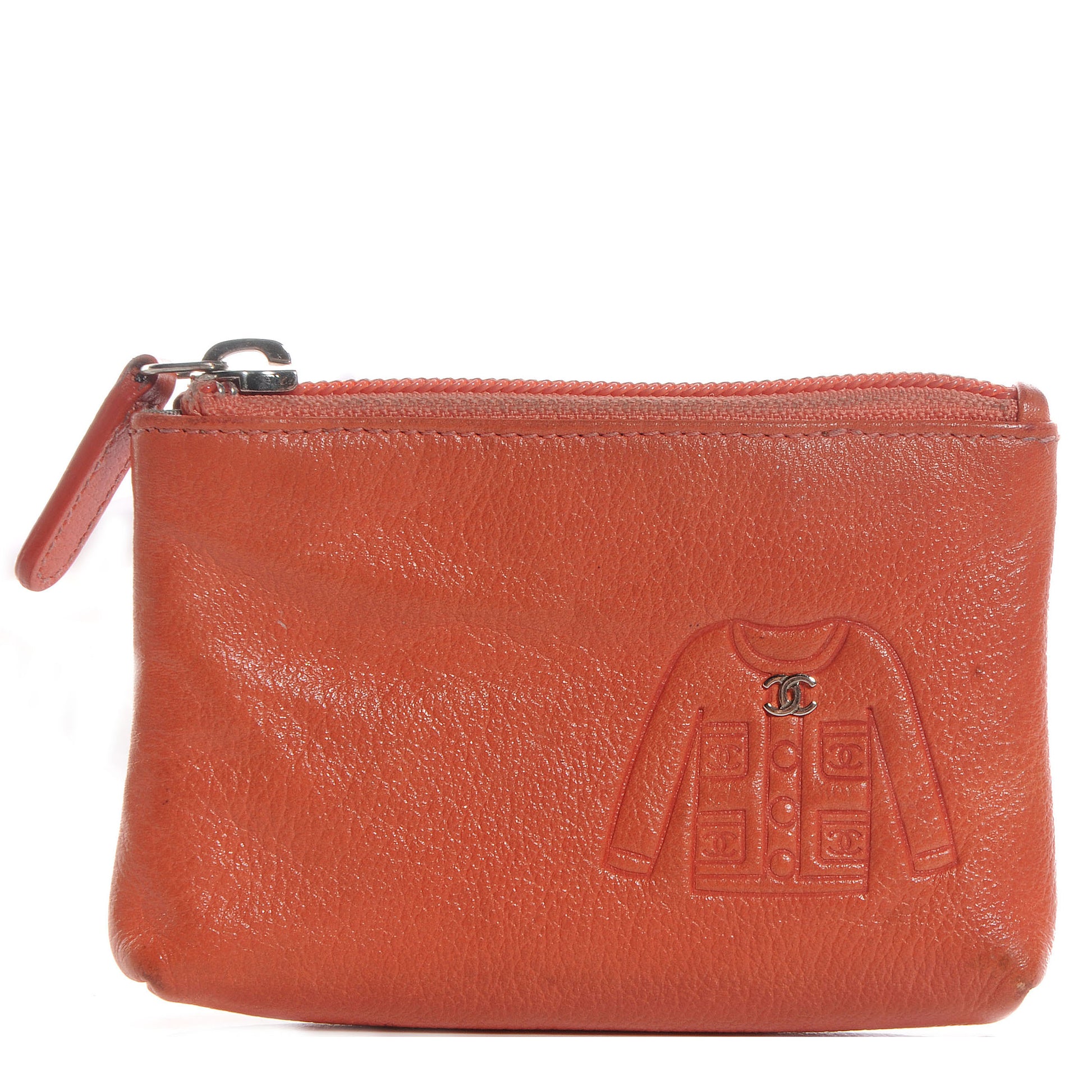 Chanel Goatskin CC Jacket Coin Purse 1 of 8