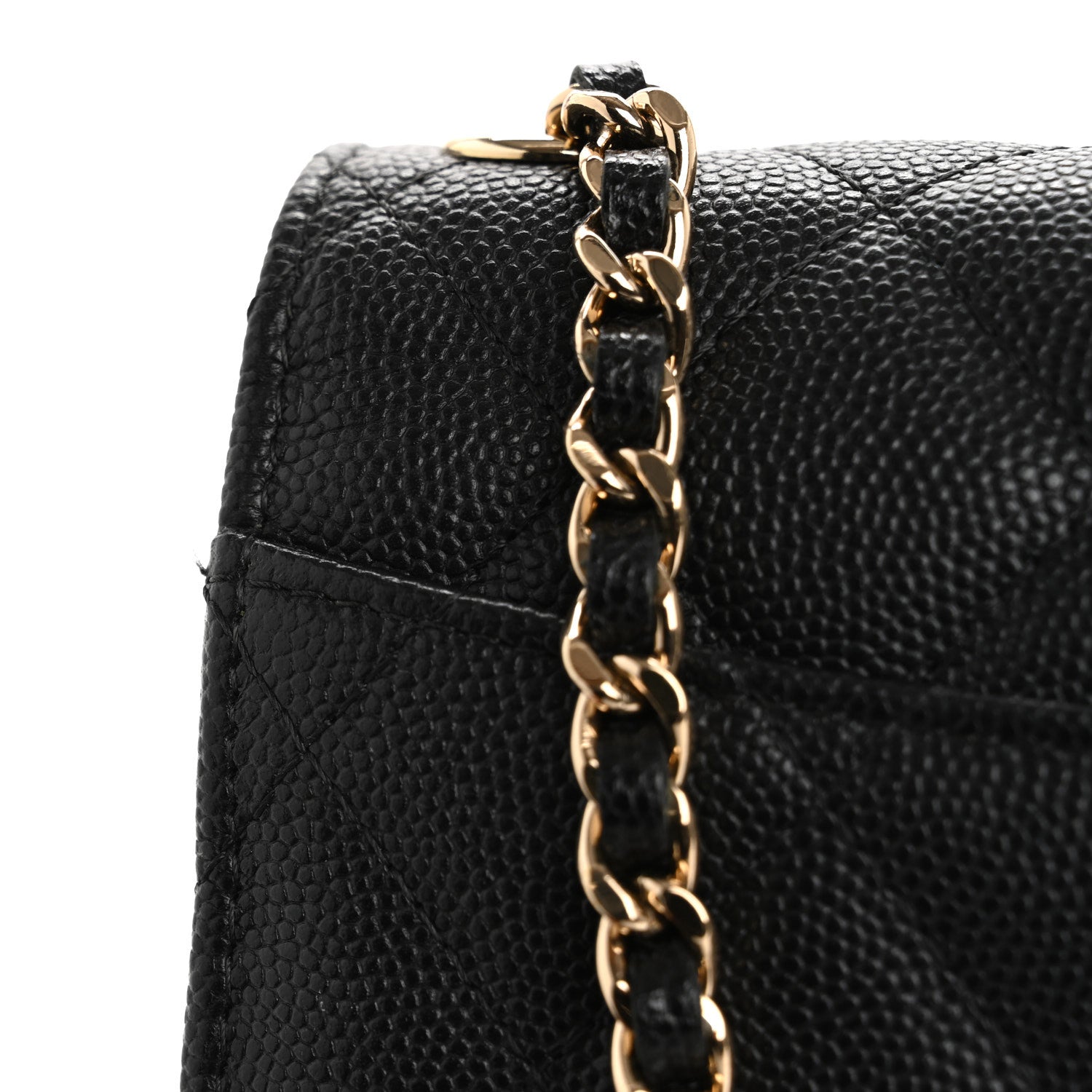 Chanel Caviar Quilted Classic Phone Holder Black 14 of 16