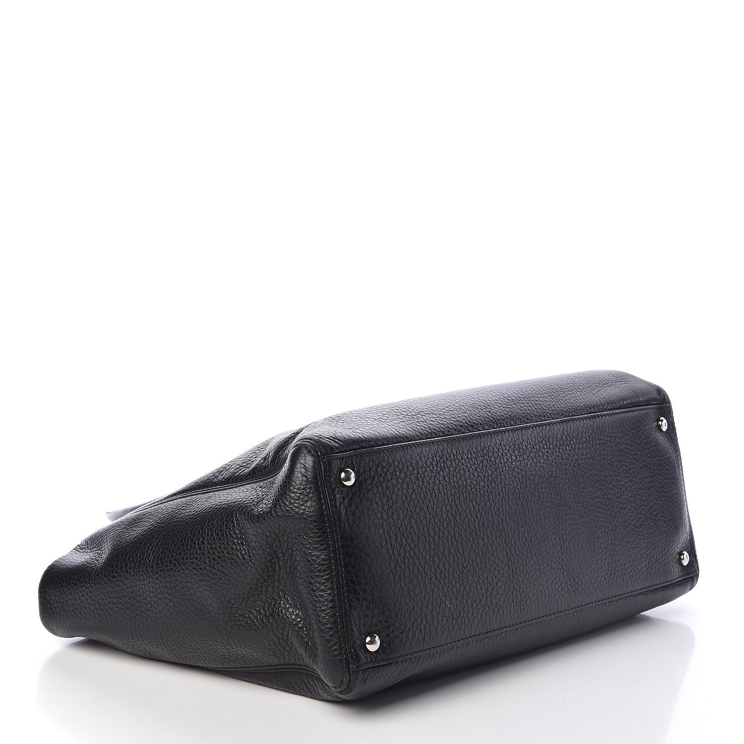 Chanel Deerskin Cerf Executive Shopper Tote Black 4 of 10