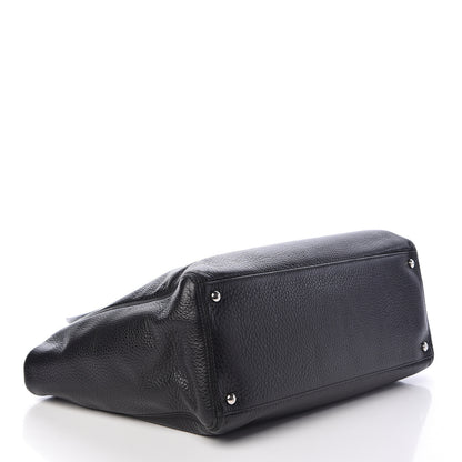 Chanel Deerskin Cerf Executive Shopper Tote Black 4 of 10