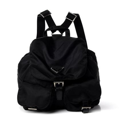 Prada Nylon Vela Medium Backpack Black 1 of 11