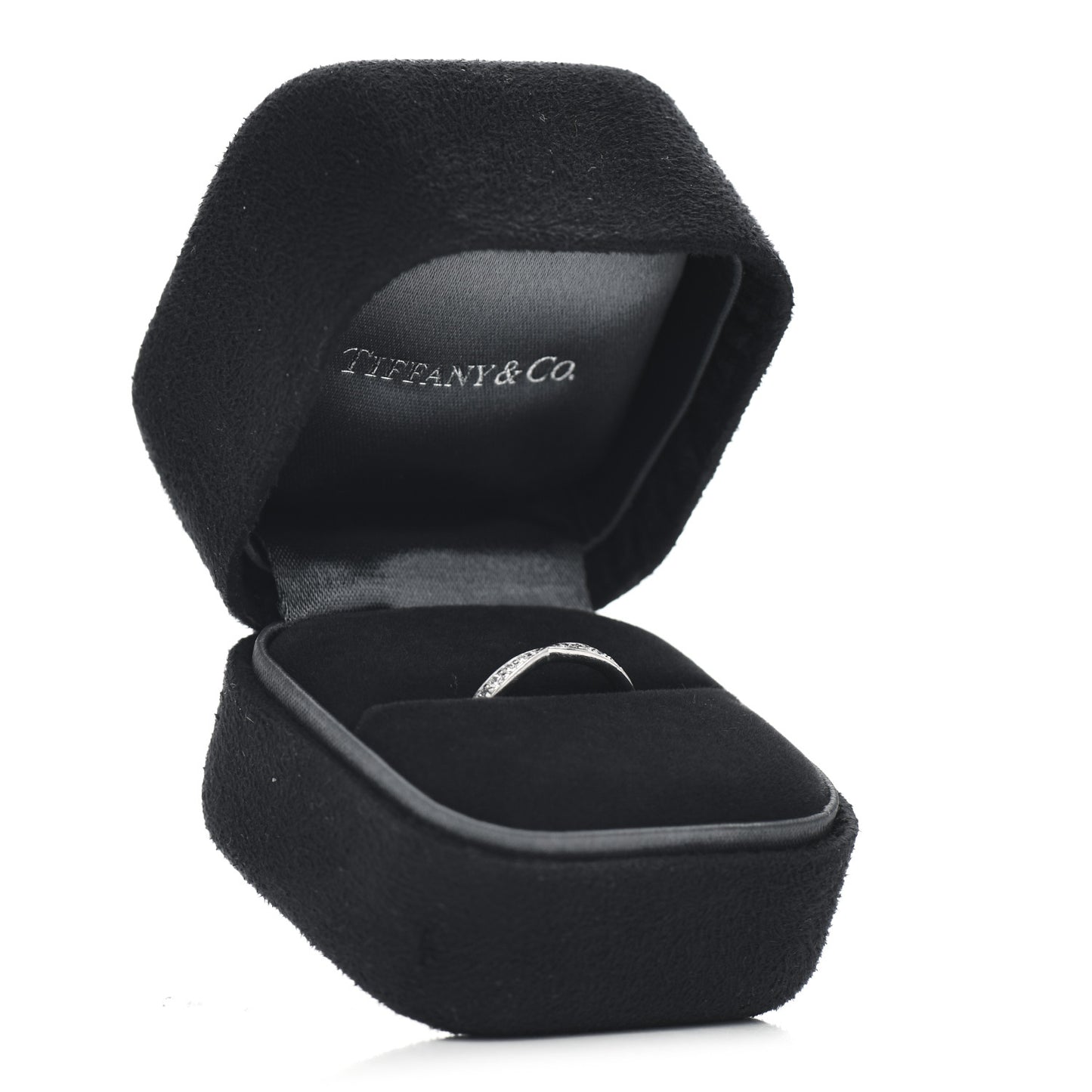 Platinum Diamond Harmony Bead-set Band Ring 50 5.5
