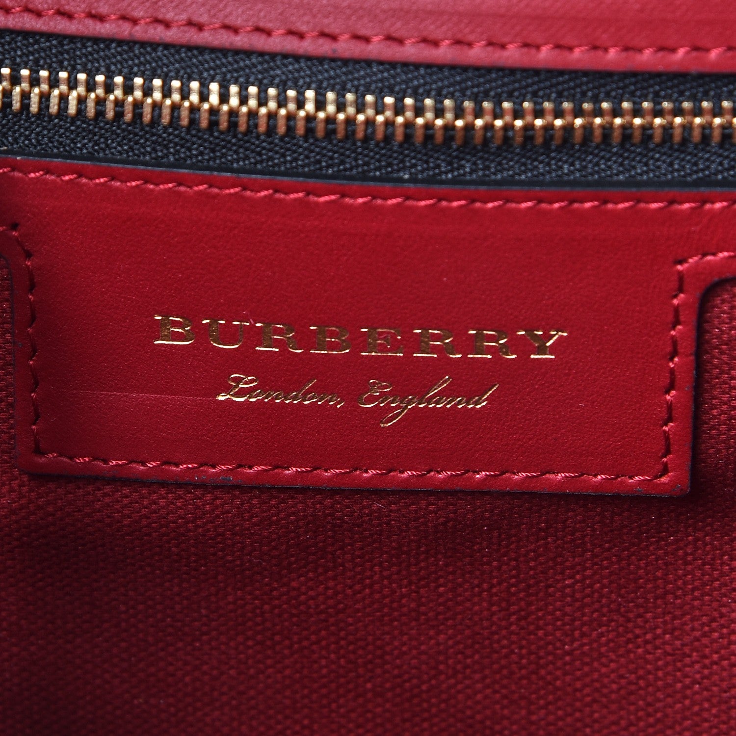 Burberry Horseferry Check Small Canterbury Tote Parade Red 6 of 8