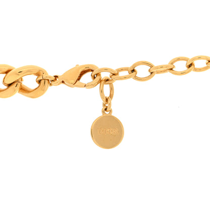 Christian Dior Metal CD Spikes Choker Necklace Gold 4 of 4