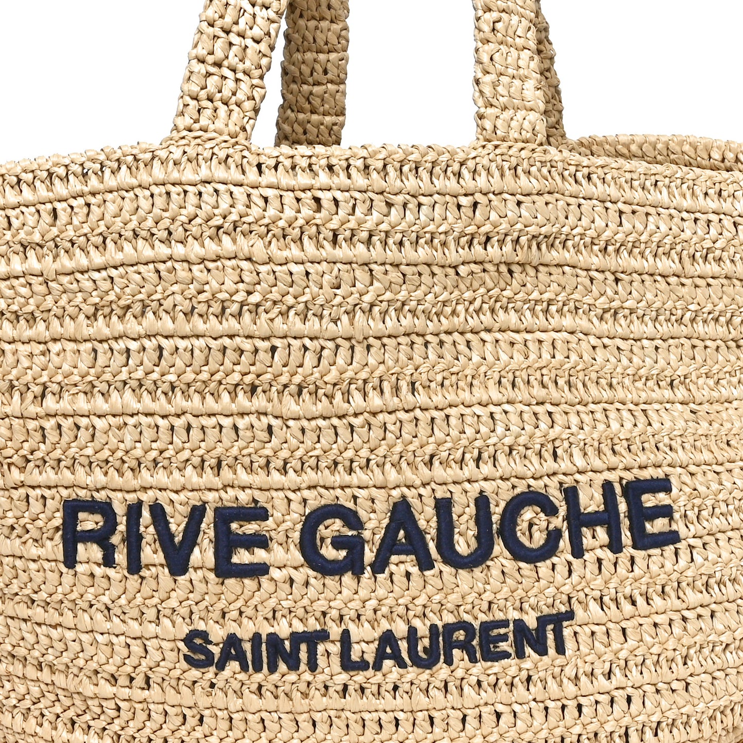 Raffia Rive Gauche Tote Natural