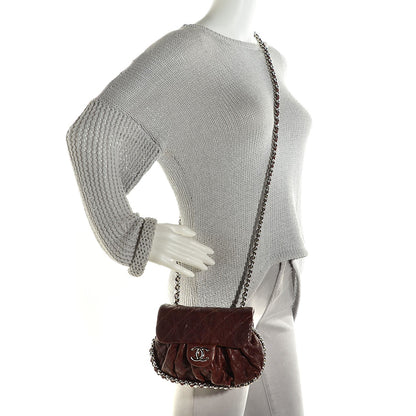Chanel Washed Lambskin Mini Chain Around Messenger Brown 2 of 8