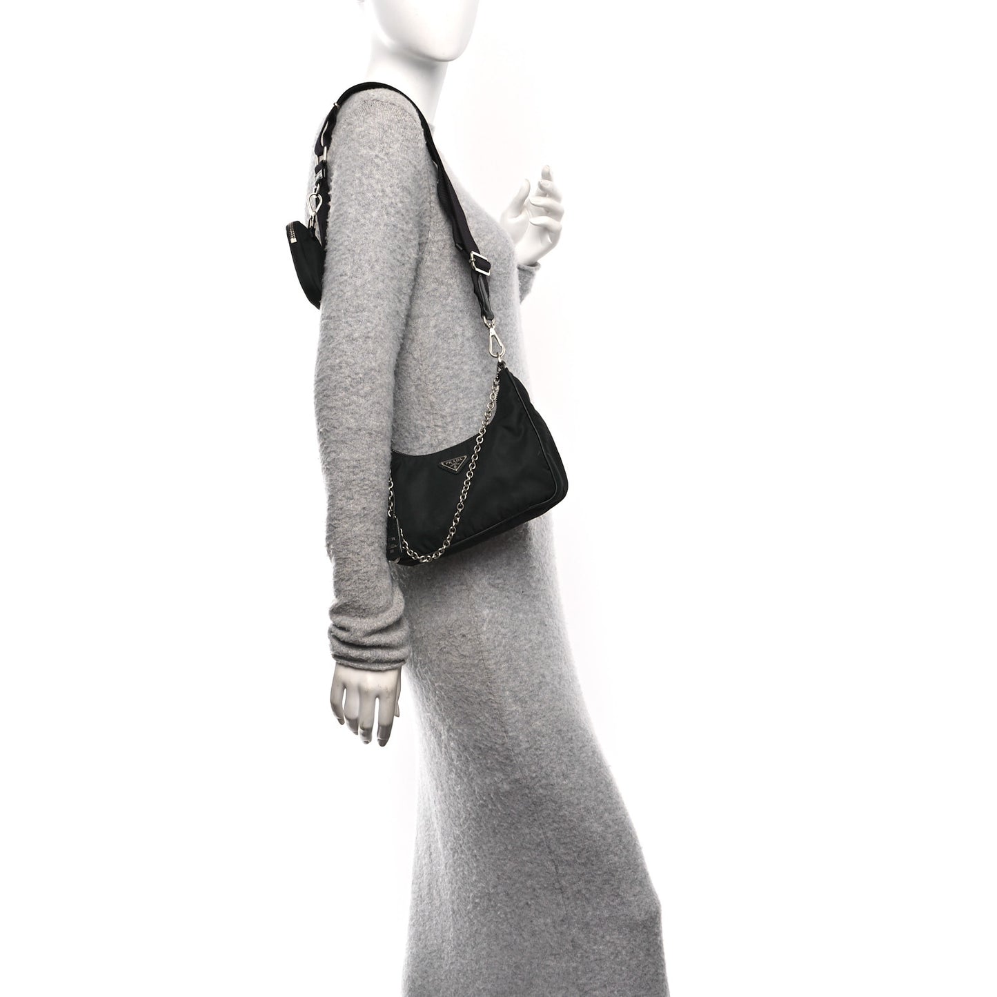 Nylon Re-Edition 2005 Shoulder Bag Black