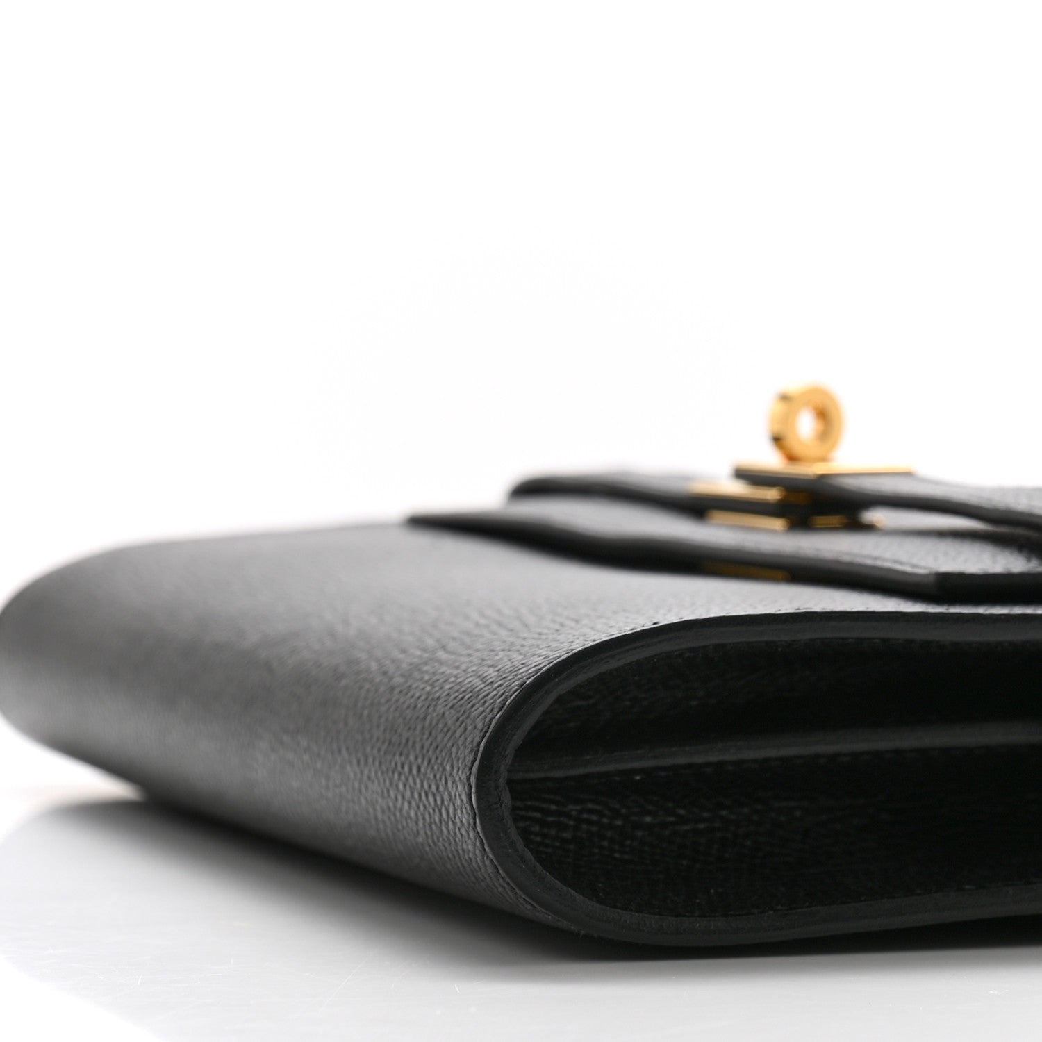 Hermes Epsom Kelly Wallet To Go Black 10 of 15