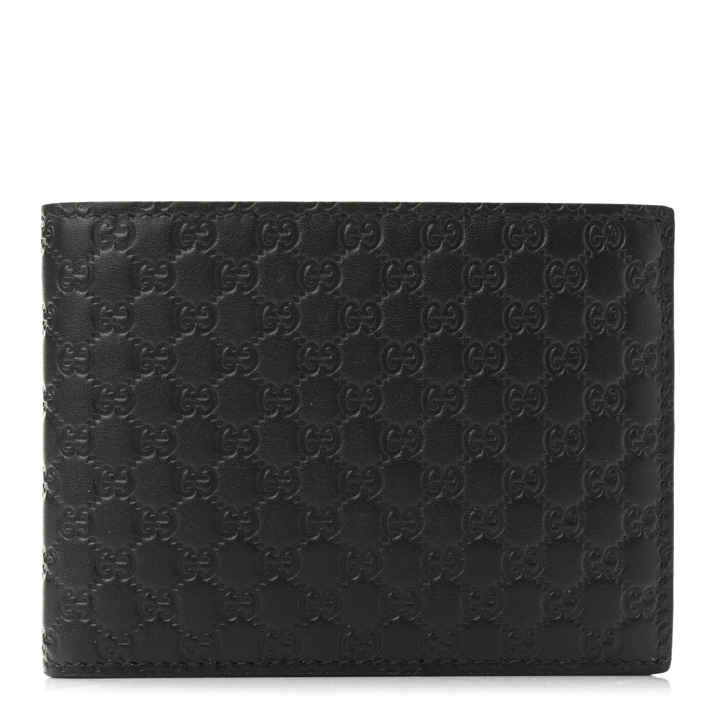 Microguccissima Bi-Fold Wallet Black
