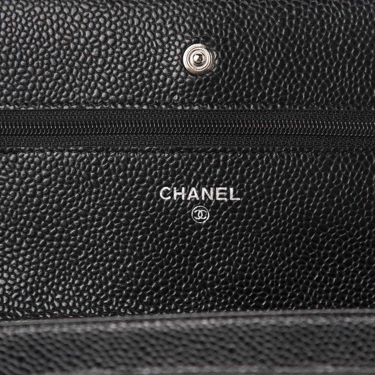 Chanel Caviar Quilted Wallet On Chain WOC Black 8 of 12
