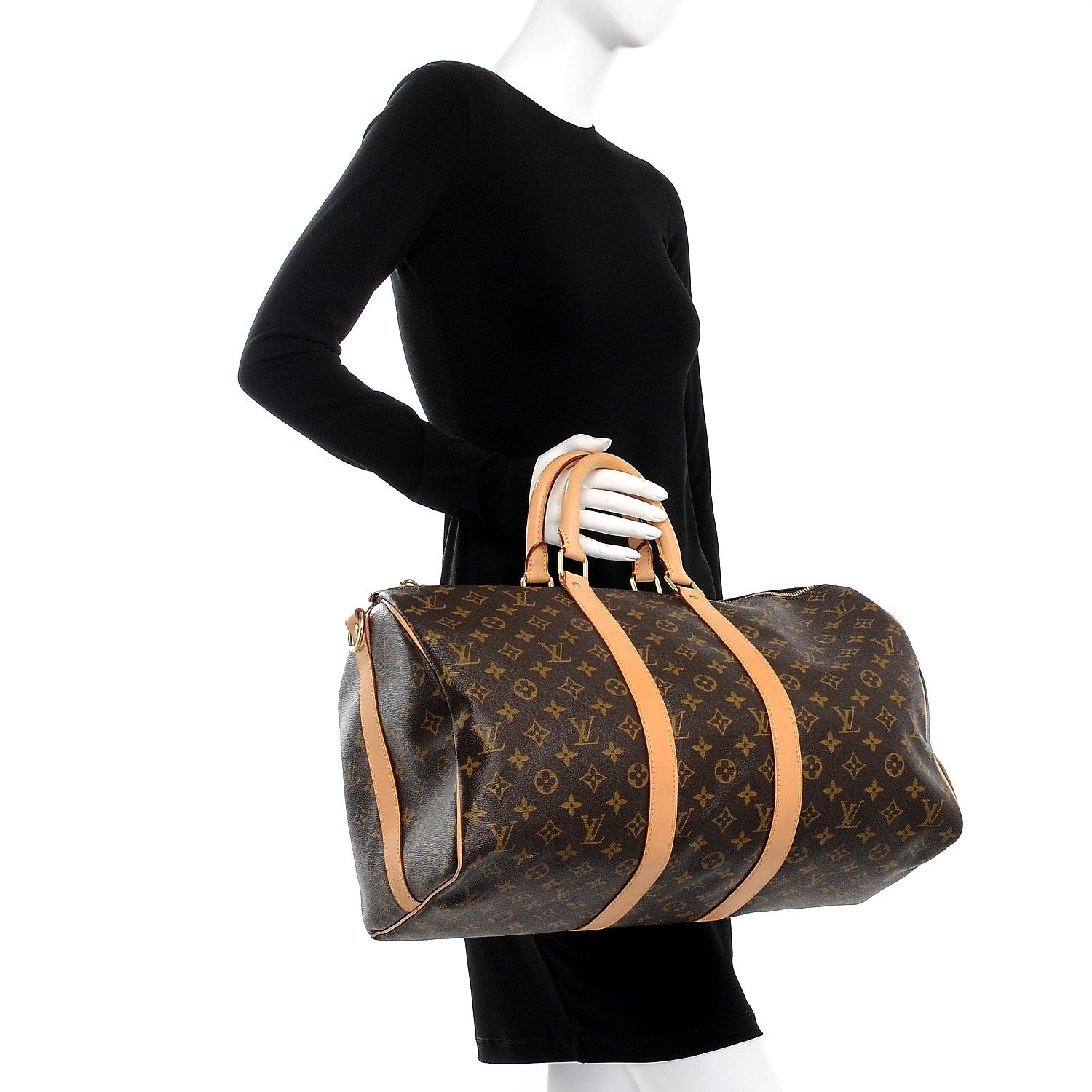 Louis Vuitton Monogram Keepall Bandouliere 45 3 of 11