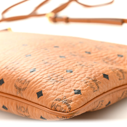 MCM Visetos Medium Crossbody Pouch Cognac 10 of 10
