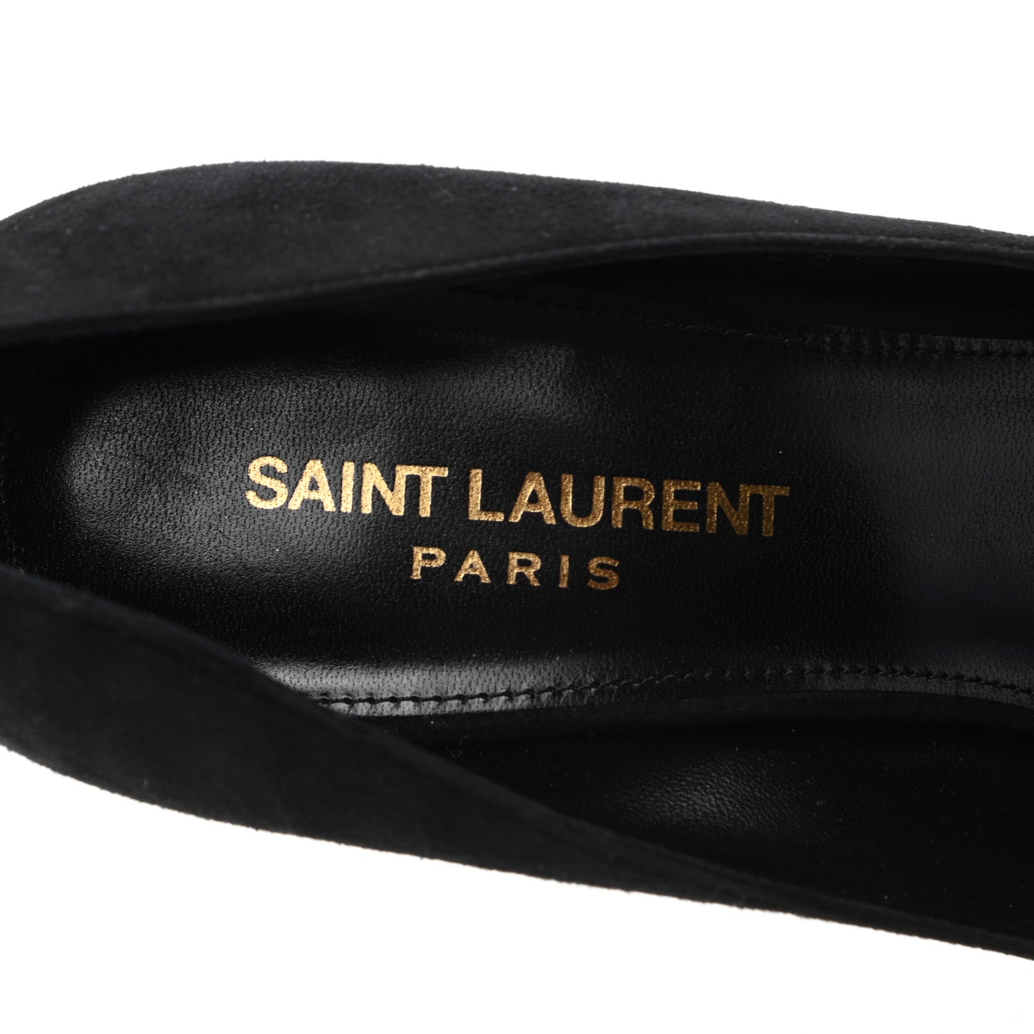 Saint Laurent Suede Niki 85 Pumps 38.5 Black 7 of 9