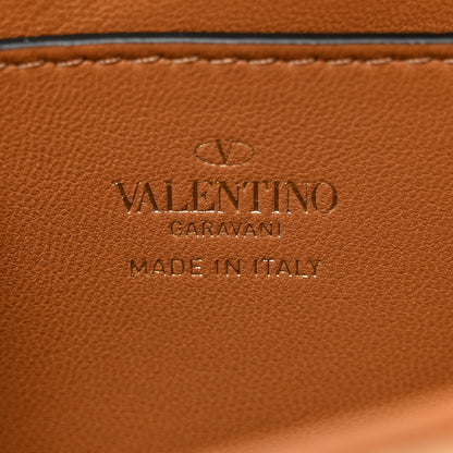 Valentino Garavani Raffia One Stud Chain Clutch Natural 6 of 9