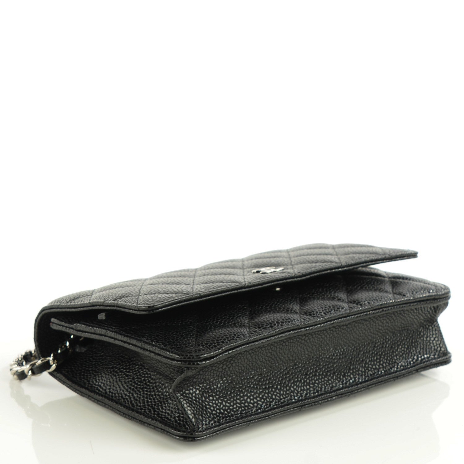 Chanel Caviar Quilted Wallet On Chain WOC Black 4 of 9