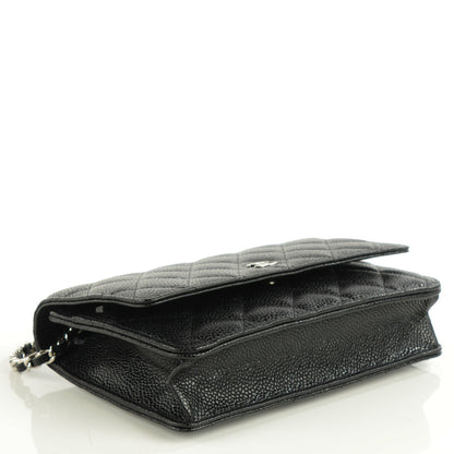 Chanel Caviar Quilted Wallet On Chain WOC Black 4 of 9