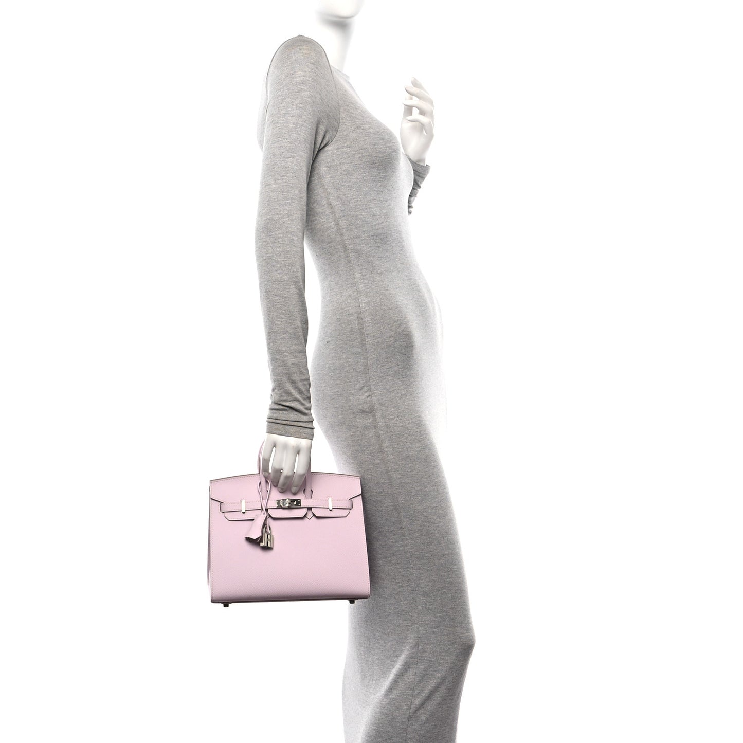Epsom Birkin Sellier 25 Mauve Pale