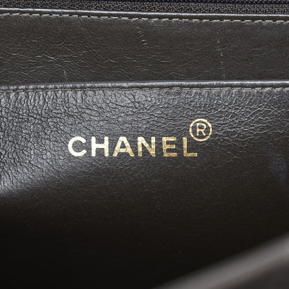 Chanel Suede Quilted Jumbo Single Flap Grey 6 of 10