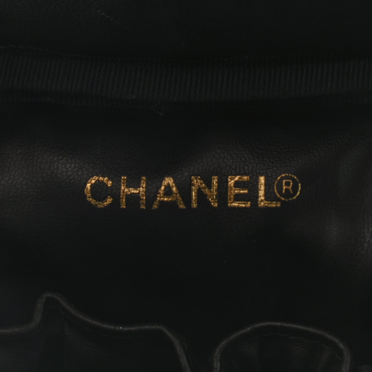Chanel Caviar Vanity Cosmetic Case Black 6 of 14