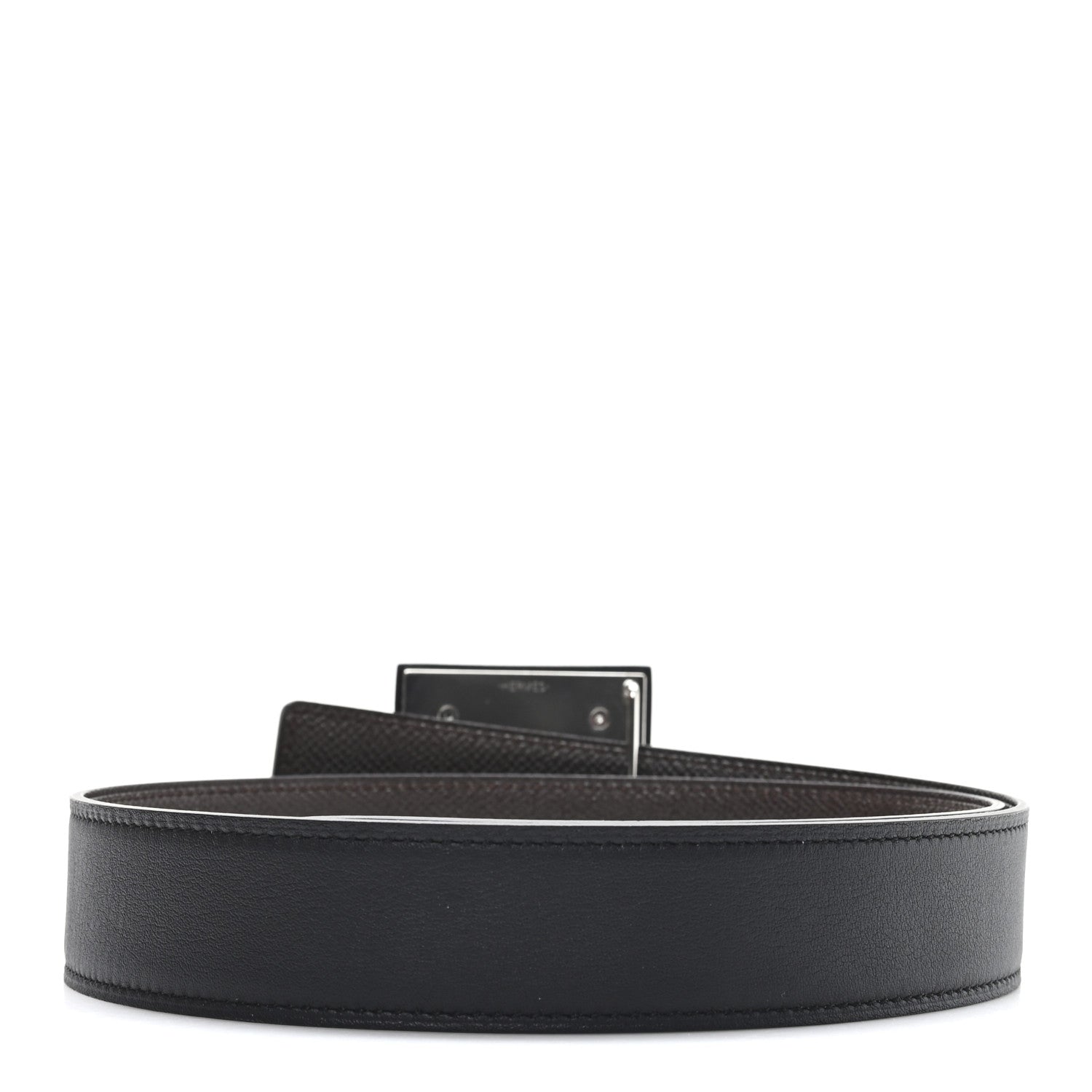 Hermes Epsom Swift 32mm Collier De Chien Belt 75 Black 2 of 5