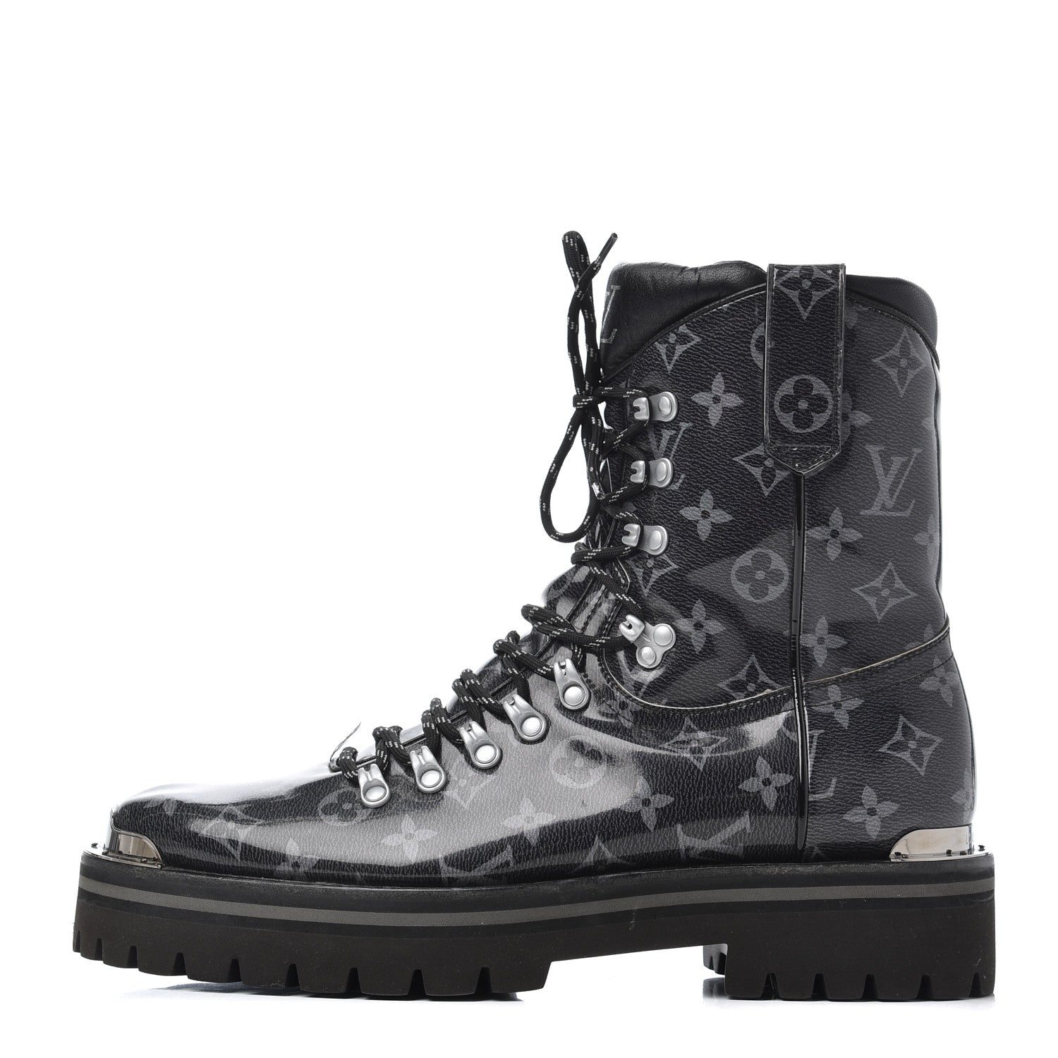 Louis Vuitton Monogram Eclipse Glaze Mens Outland Ankle Boots 9.5 1 of 17