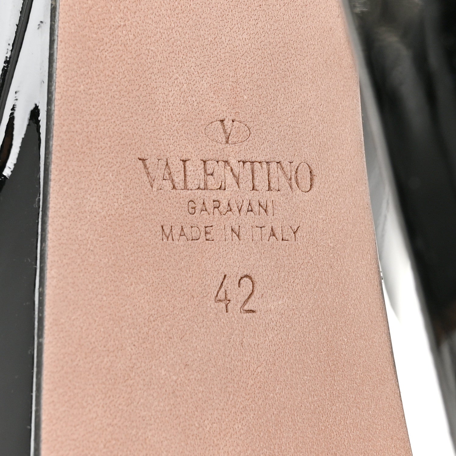 Valentino Garavani Patent Tan-Go 55/155mm Platform Sandals 42 Black 8 of 10