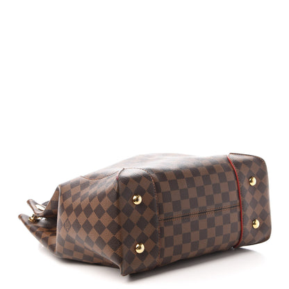 Louis Vuitton Damier Ebene Caissa Hobo Cherry 4 of 10