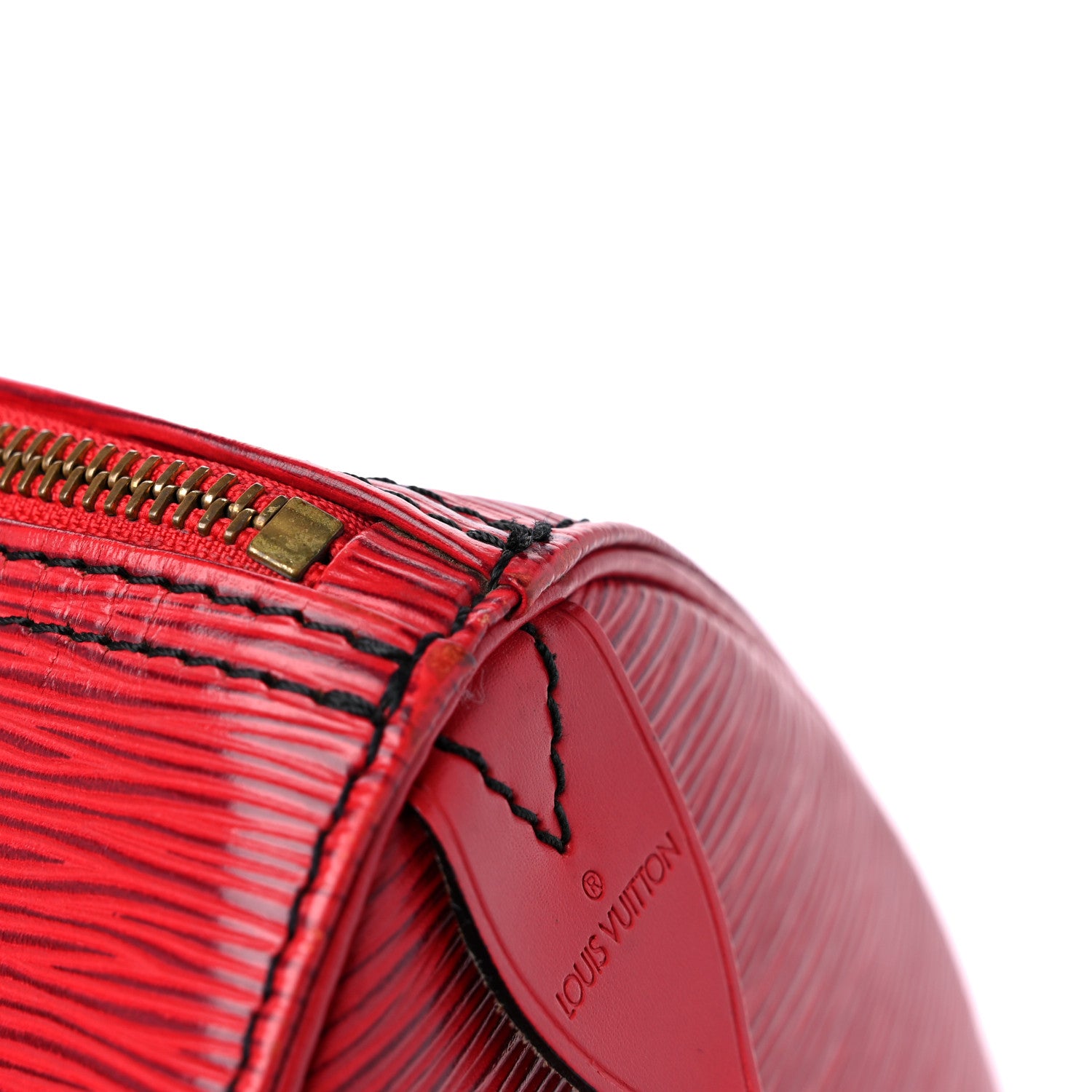 Louis Vuitton Epi Speedy 35 Castillan Red 17 of 22