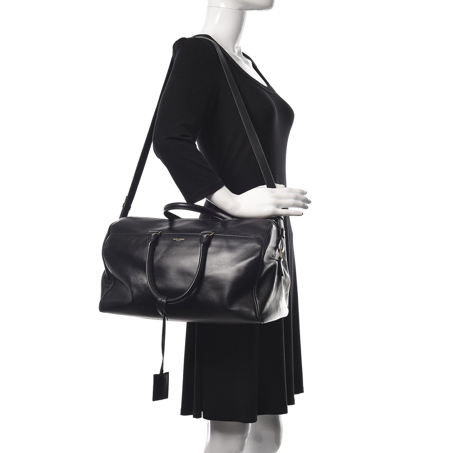 Calfskin Classic Duffle 12 Black