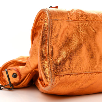 Balenciaga Metallic Agneau Classic Hardware City Orange 10 of 13