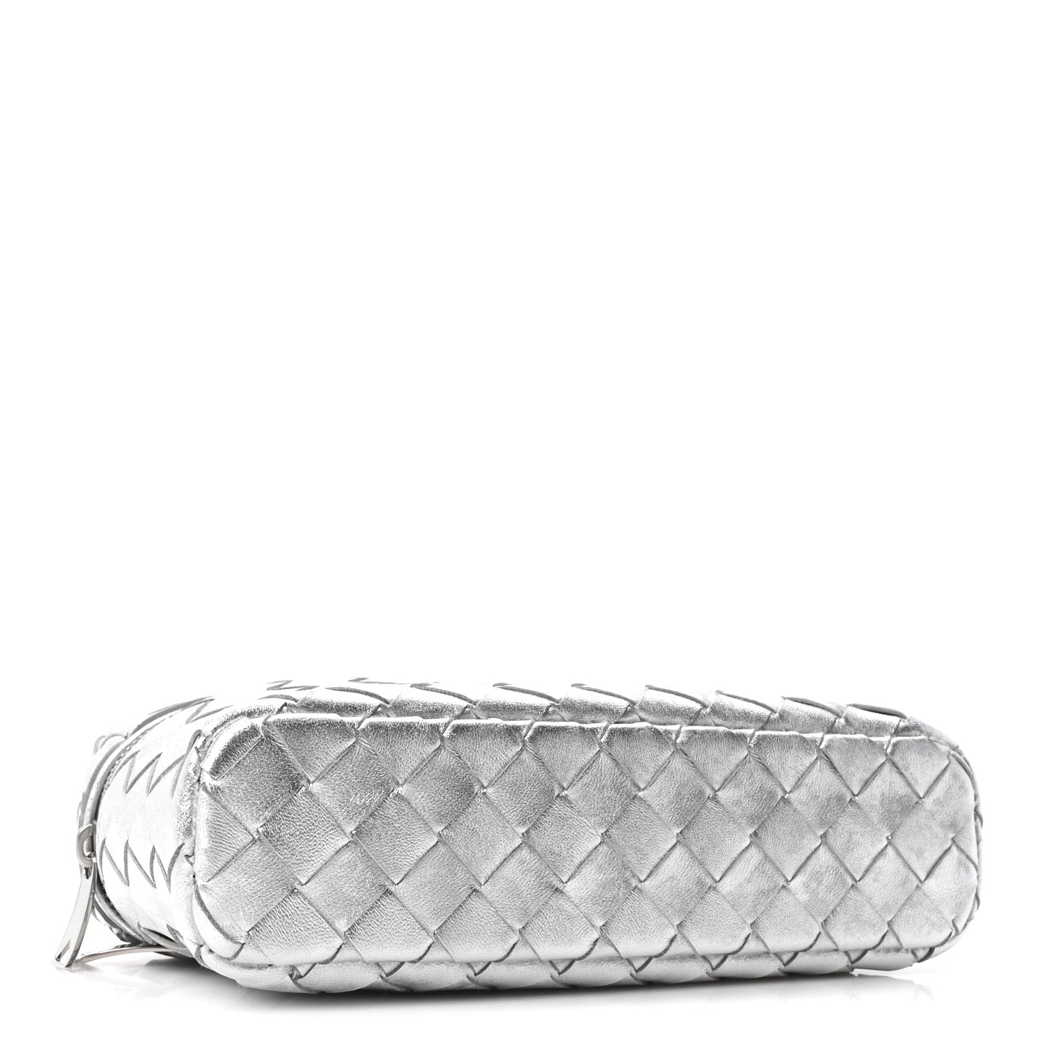 Bottega Veneta Laminated Nappa Intrecciato Bang Bang Vanity Case Silver 4 of 10