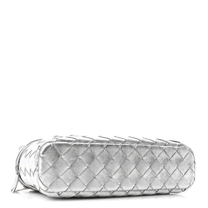 Bottega Veneta Laminated Nappa Intrecciato Bang Bang Vanity Case Silver 4 of 10