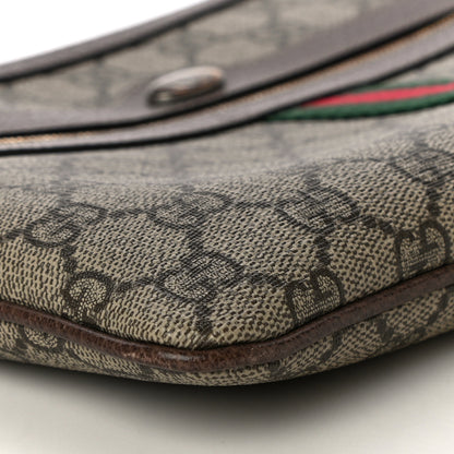 Gucci GG Supreme Monogram Large Ophidia Pouch Clutch Brown 9 of 10