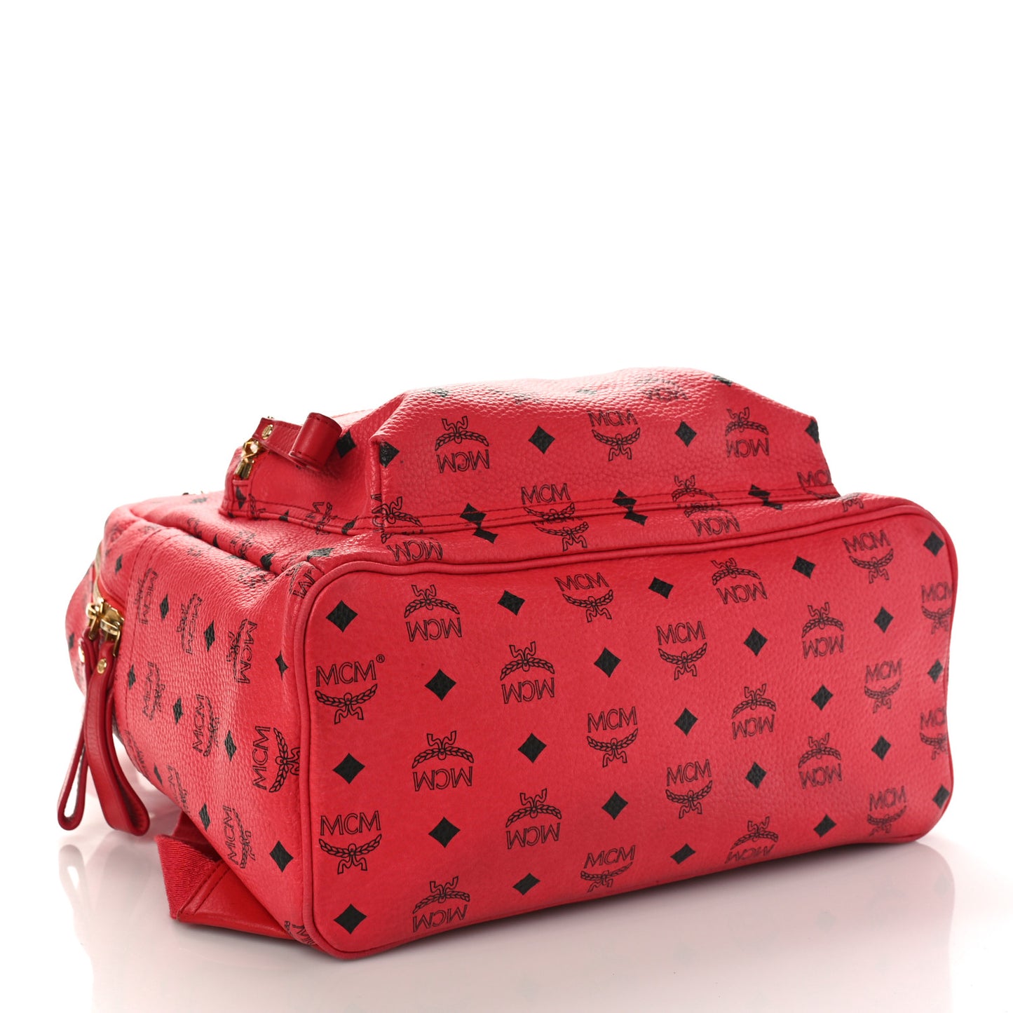 Visetos Medium Sprinkle Stud Stark Backpack Red