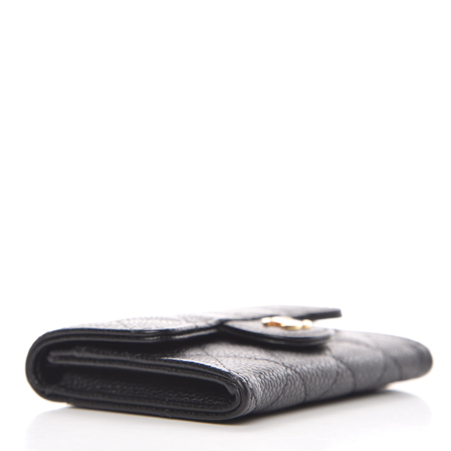 Chanel Caviar Quilted Flap Card Holder Black 4 of 9
