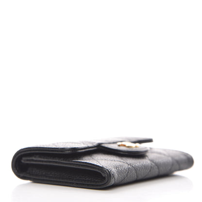 Chanel Caviar Quilted Flap Card Holder Black 4 of 9