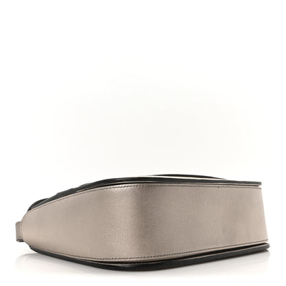 Gucci Textured Metallic Calfskin Bright Bit Flap Bag Silver 3 of 9