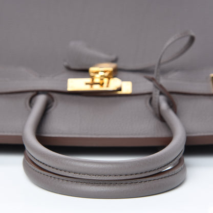 Hermes Togo Birkin 35 Etain 15 of 44