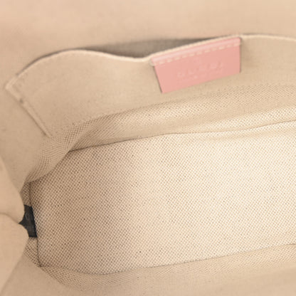 Gucci Boarded Plutone Calfskin Mini Horsebit 1955 Top Handle Bag Pink Red 5 of 11
