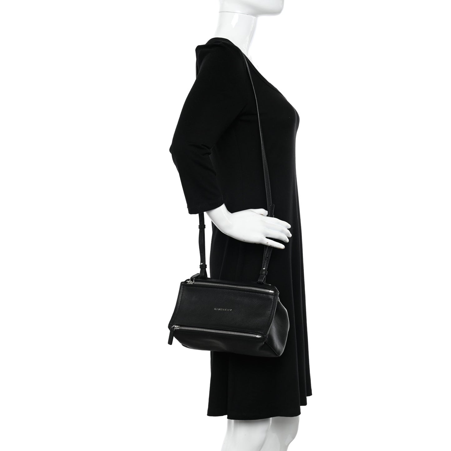 Sugar Goatskin Mini Pandora Black