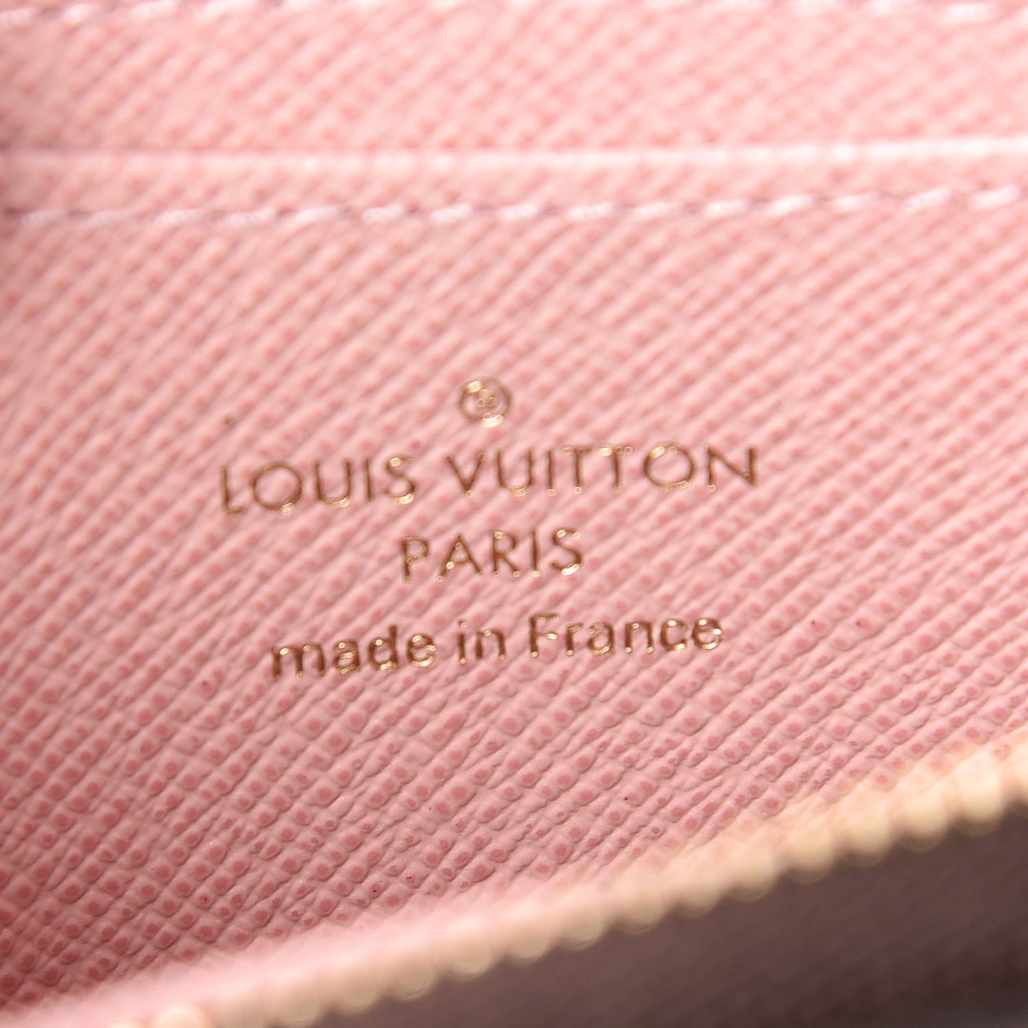 Damier Ebene Zippy Coin Purse Rose Ballerine